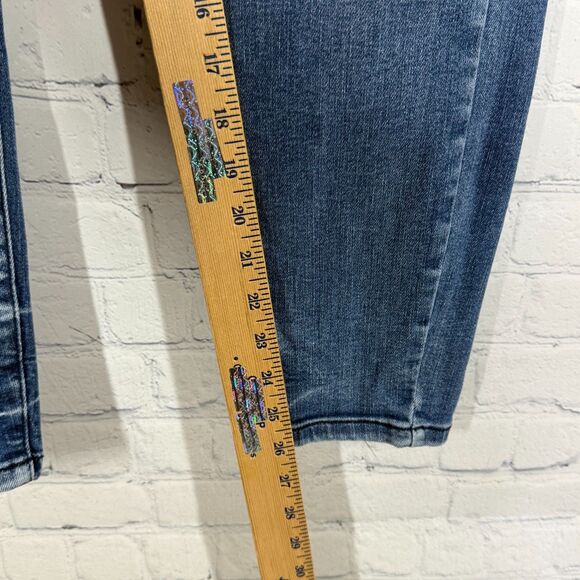 Judy Blue Skinny Fit High Rise Jeans Size 32 Blue Medium Wash Denim Stretch - Picture 8 of 15